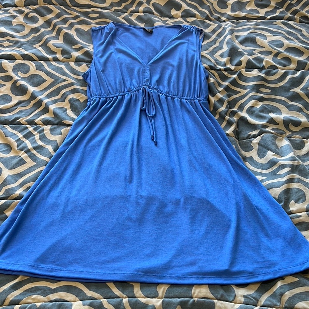 Blue dress